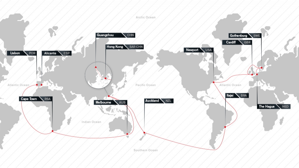 volvo ocean race karta Route | Volvo Ocean Race